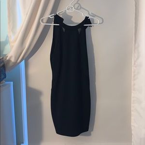 charlotte rousse bodycon dress with mesh detail